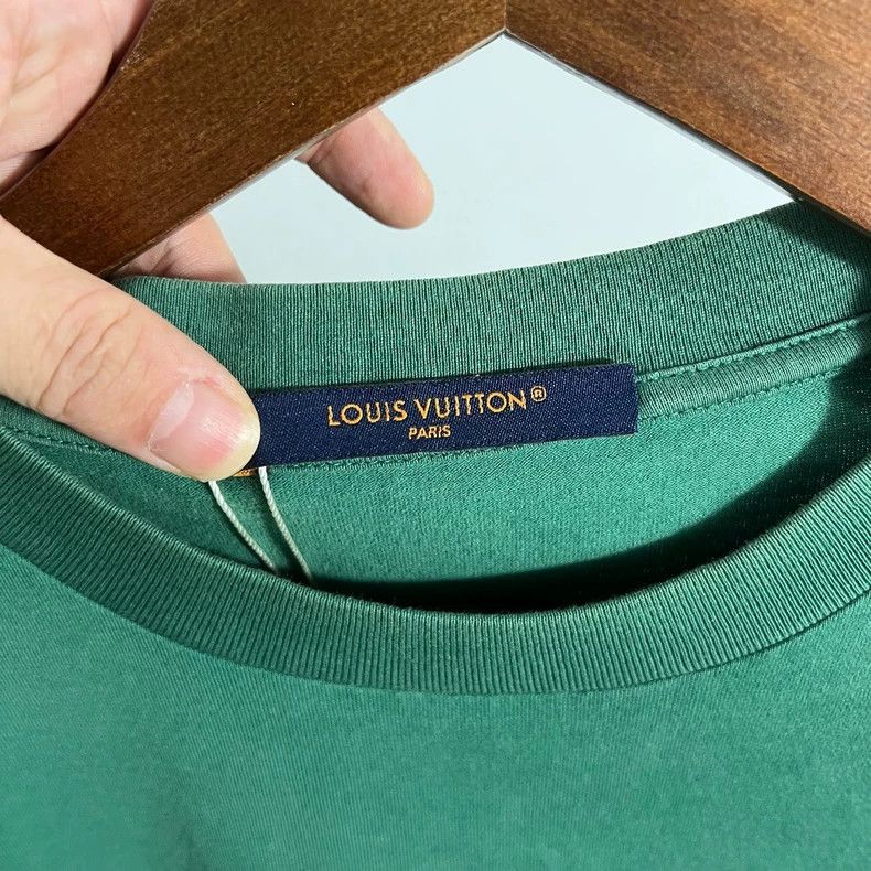 Louis Vuitton Louis Vuitton Green Gradient Short Sleeve Shirt- DMC Size US M / EU 48-50 / 2 - 3 Thumbnail