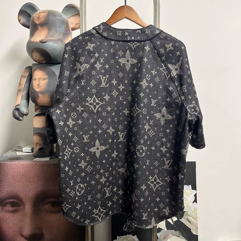Louis Vuitton Louis Vuitton Star Pattern Baseball Shirt- DMC Size US XXL / EU 58 / 5 - 2 Thumbnail