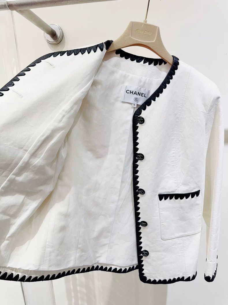 Chanel Chanel 21C Leather Jacket with Pockets- DMC Size US S / EU 44-46 / 1 - 6 Thumbnail