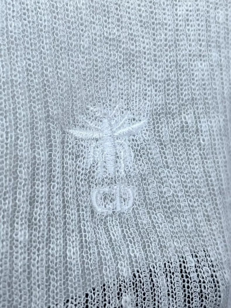Dior Dior White Embroidered Bee Tank Top- DMC Size US S / EU 44-46 / 1 - 5 Thumbnail