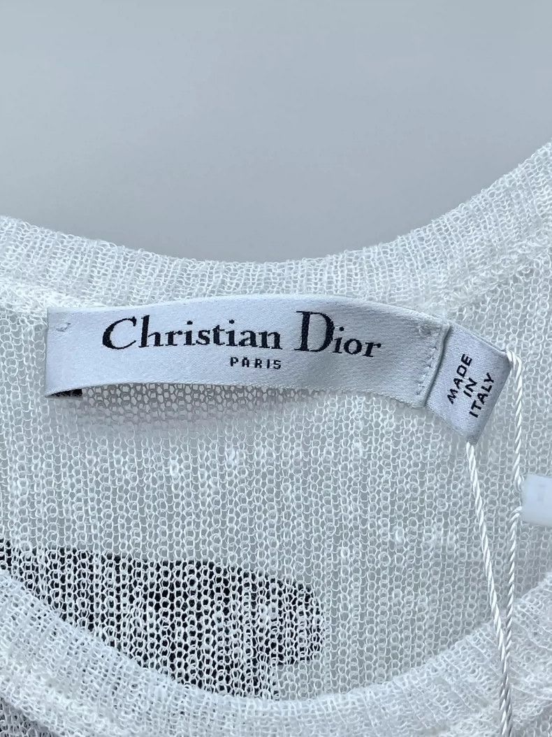 Dior Dior White Embroidered Bee Tank Top- DMC Size US S / EU 44-46 / 1 - 4 Thumbnail