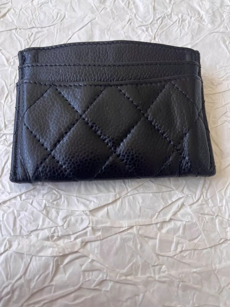 Chanel CHANEL Logo Quilted Lambskin Card Case- DMC Size ONE SIZE - 2 Thumbnail