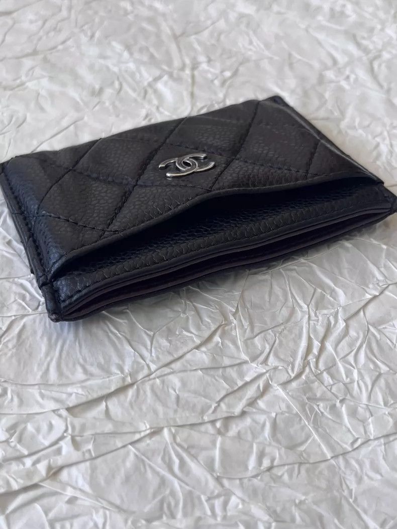 Chanel CHANEL Logo Quilted Lambskin Card Case- DMC Size ONE SIZE - 3 Thumbnail
