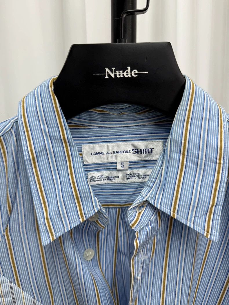 Comme des Garcons Comme des Garçons Striped Button-Up Shirt S Size- DMC Size US S / EU 44-46 / 1 - 3 Thumbnail
