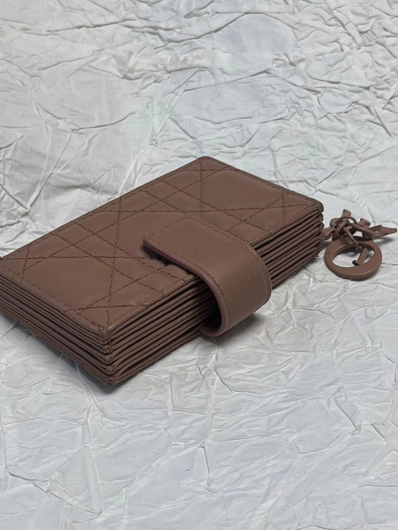 Dior Dior Pink Lambskin Accordion Wallet- DMC Size ONE SIZE - 5 Thumbnail