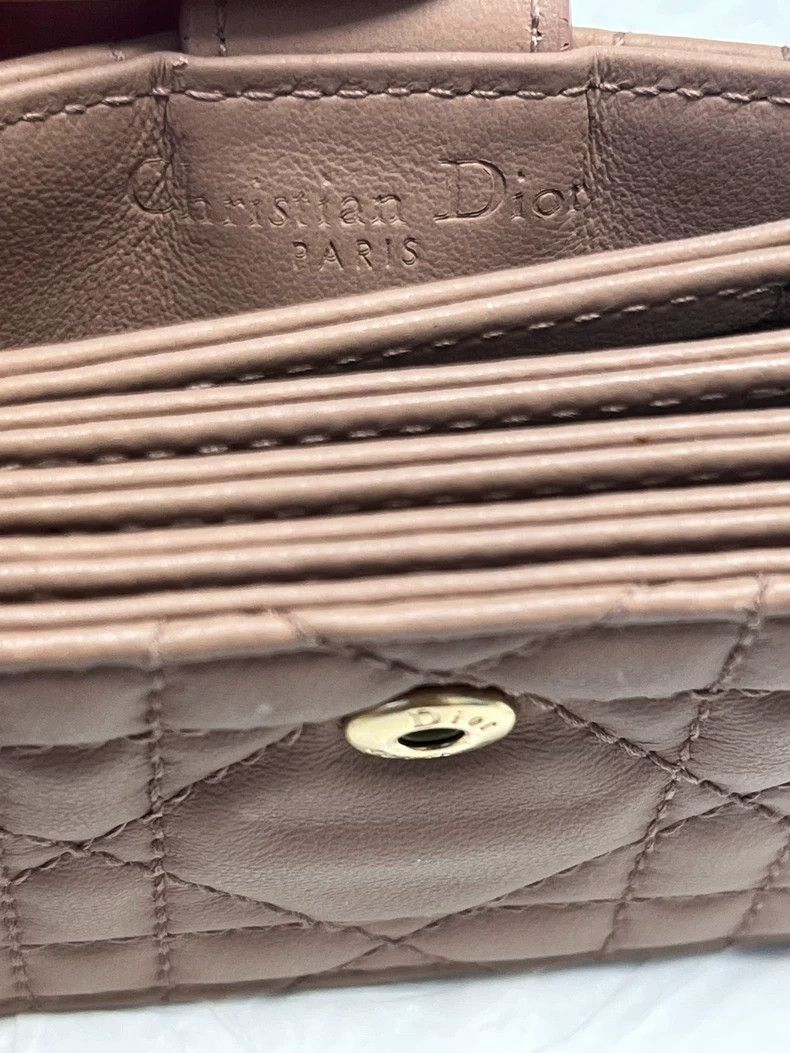 Dior Dior Pink Lambskin Accordion Wallet- DMC Size ONE SIZE - 7 Thumbnail