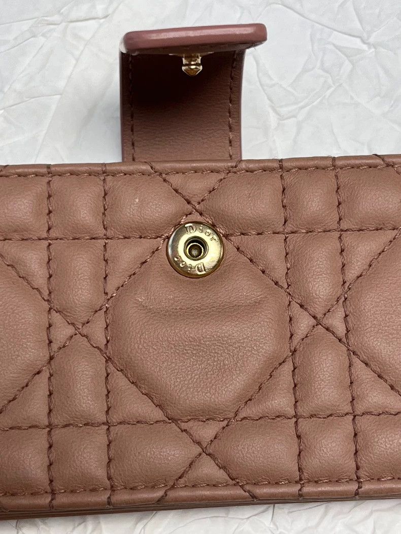 Dior Dior Pink Lambskin Accordion Wallet- DMC Size ONE SIZE - 6 Thumbnail