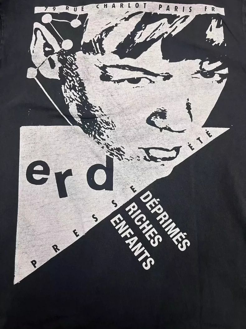 Enfants Riches Deprimes ERD Enfants Riches Deprimes Black Short Sleeve Tee- DMC Size US S / EU 44-46 / 1 - 3 Thumbnail