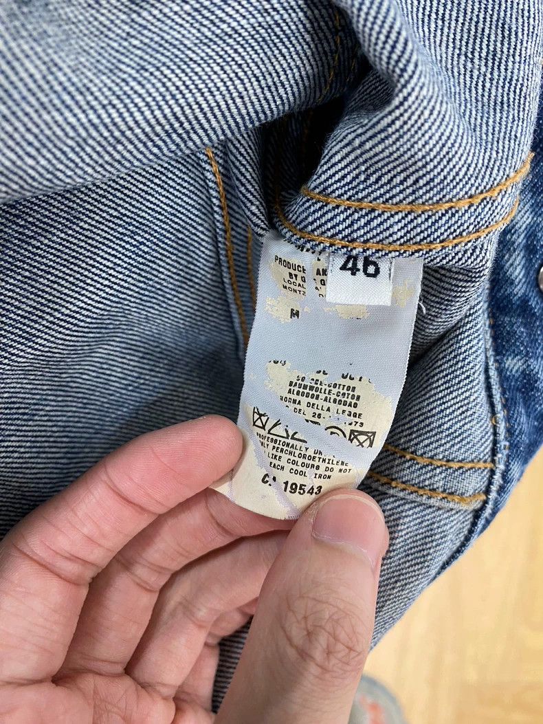 Helmut Lang Helmut Lang Distressed Denim Jacket- DMC Size US M / EU 48-50 / 2 - 9 Thumbnail