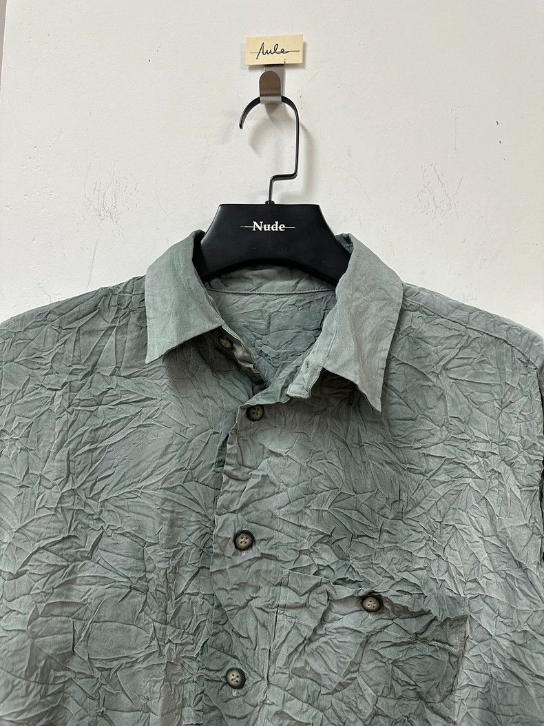 Issey Miyake Issey Miyake Pleated Tie-Dye Shirt Jacket M- DMC Size US M / EU 48-50 / 2 - 6 Thumbnail