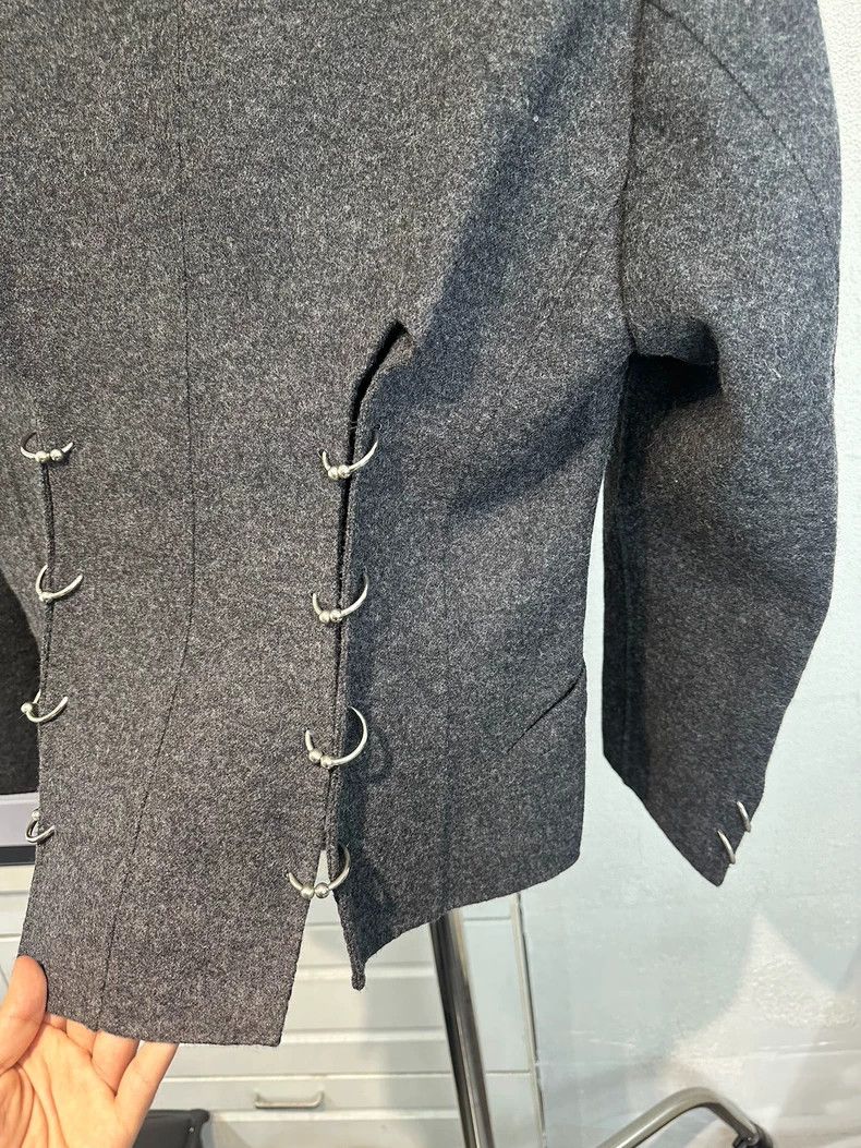 Issey Miyake Issey Miyake Deconstructed Ring Buckle Blazer- DMC Size US M / EU 48-50 / 2 - 7 Thumbnail