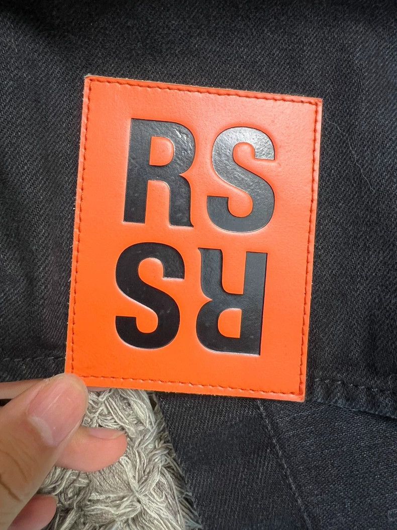 Raf Simons Raf Simons Black Denim Shirt with Orange Label- DMC Size US S / EU 44-46 / 1 - 3 Thumbnail