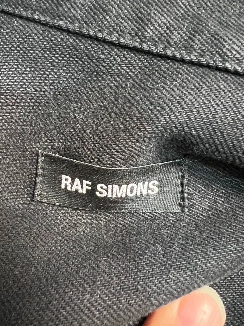 Raf Simons Raf Simons Black Denim Shirt with Orange Label- DMC Size US S / EU 44-46 / 1 - 7 Thumbnail