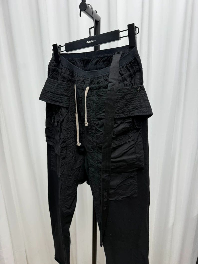 Rick Owens Rick Owens Black Nylon Cargo Pants Size S- DMC Size US 27 - 6 Thumbnail