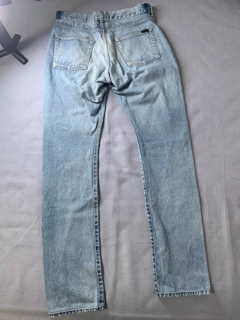 Saint Laurent Paris Saint Laurent Distressed Denim Jeans Size 31- DMC Size US 31 - 2 Thumbnail