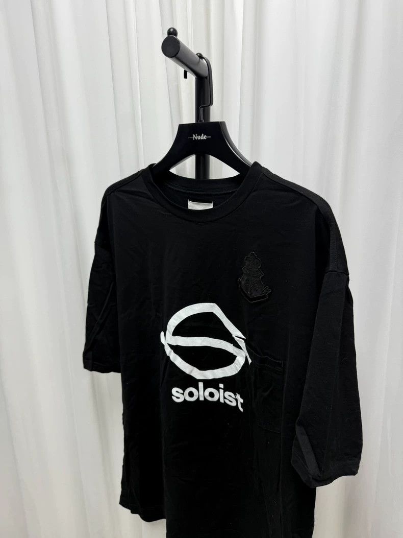 Takahiromiyashita The Soloist. Soloist Embroidered Logo Black Short Sleeve Top- DMC Size US M / EU 48-50 / 2 - 2 Thumbnail