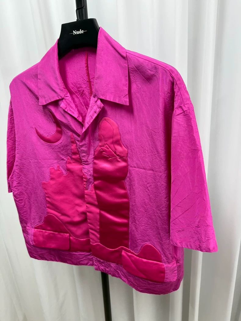 Undercover Pink Vampire Jacket with Handcrafted Details- DMC Size US M / EU 48-50 / 2 - 3 Thumbnail