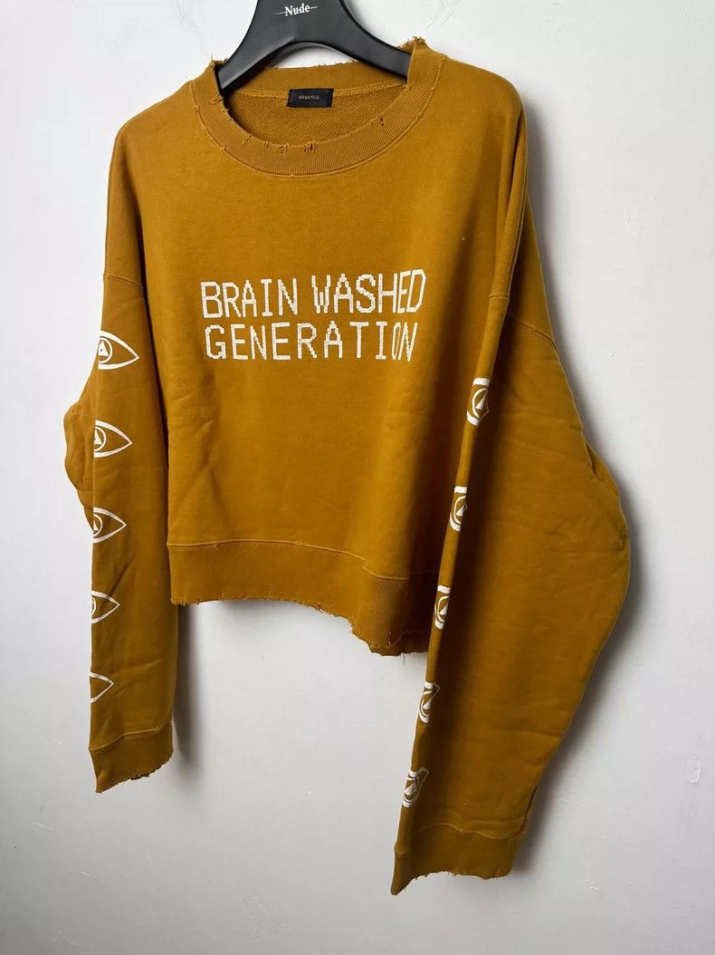 Undercover Brain Washed Generation Cropped Sweatshirt- DMC Size US M / EU 48-50 / 2 - 4 Thumbnail