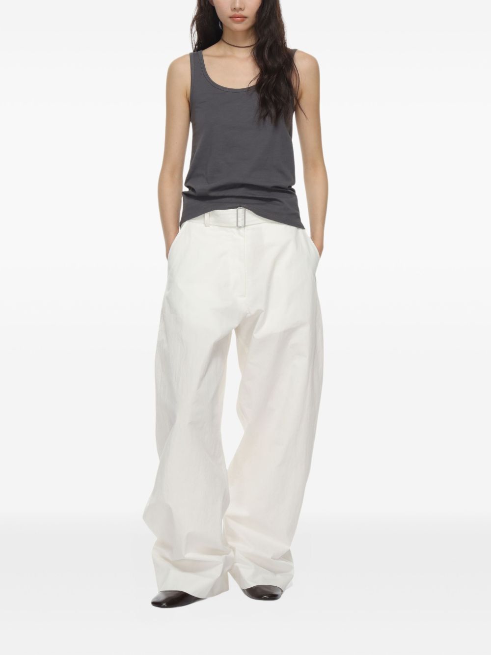 Studio Nicholson ROUND LEG COTTON TROUSERS Size 34" / US 12 / IT 48 - 4 Thumbnail