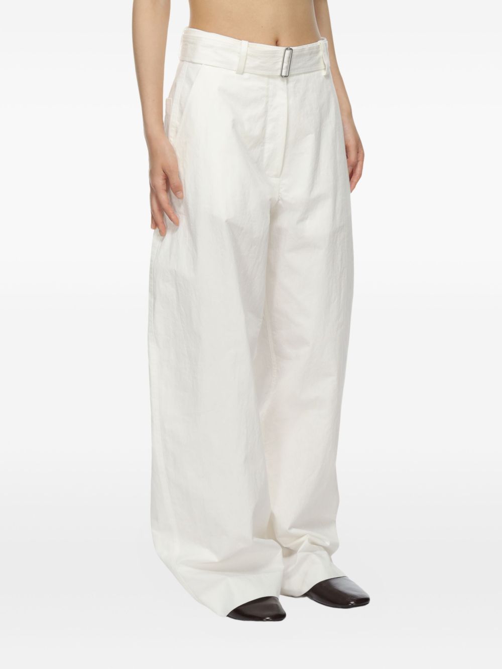 Studio Nicholson ROUND LEG COTTON TROUSERS Size 34" / US 12 / IT 48 - 3 Thumbnail