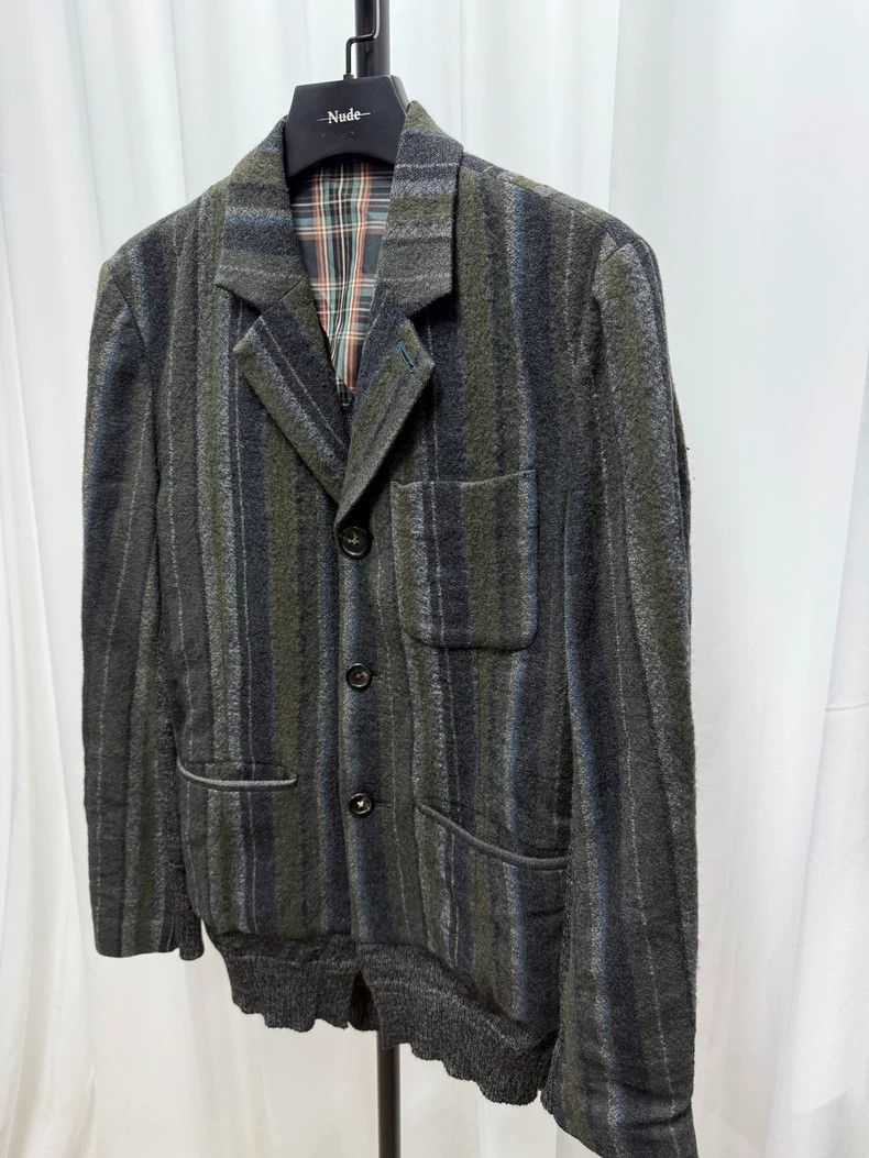 Undercover UNDERCOVER Striped Blazer with Patch Pockets- DMC Size US M / EU 48-50 / 2 - 3 Thumbnail