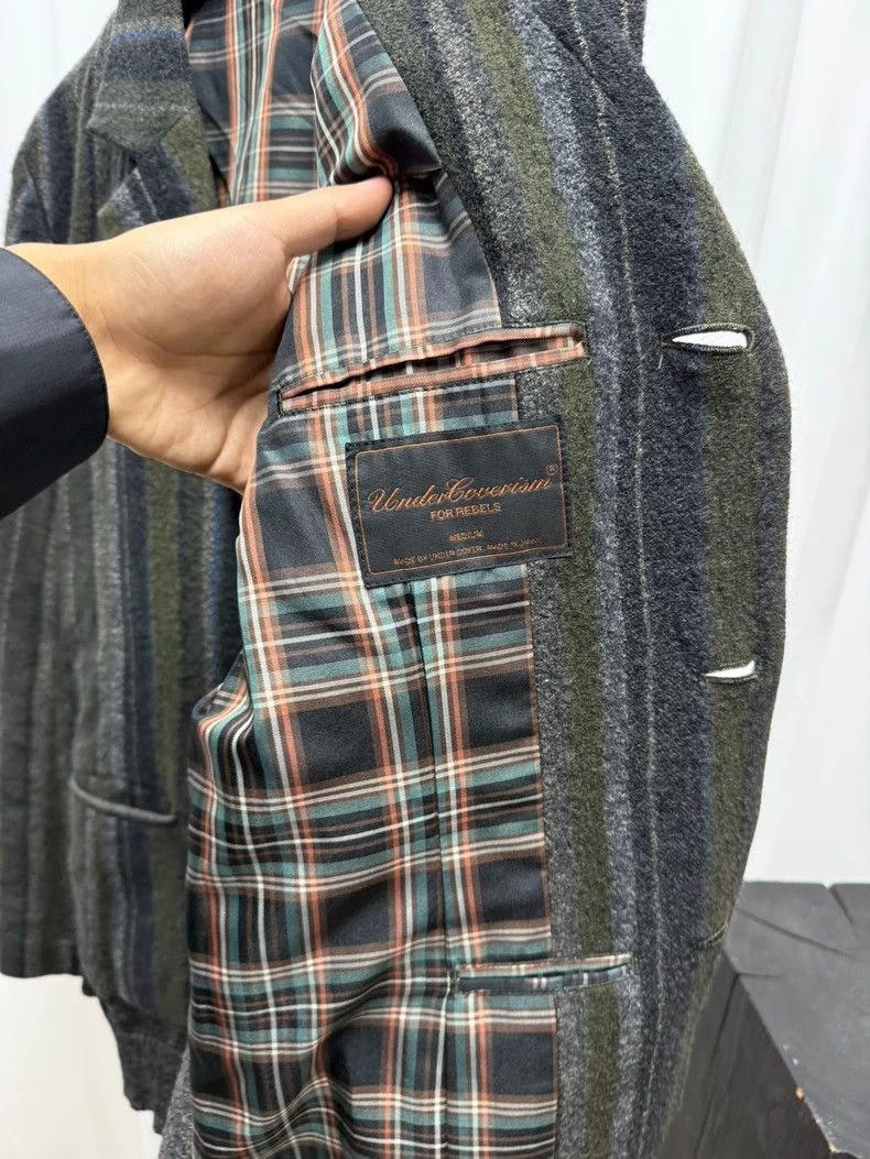 Undercover UNDERCOVER Striped Blazer with Patch Pockets- DMC Size US M / EU 48-50 / 2 - 7 Thumbnail