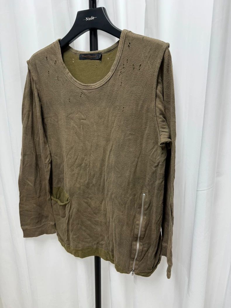 Undercover Stylish Long Sleeve Distressed Tie-Dye Top- DMC Size US M / EU 48-50 / 2 - 3 Thumbnail