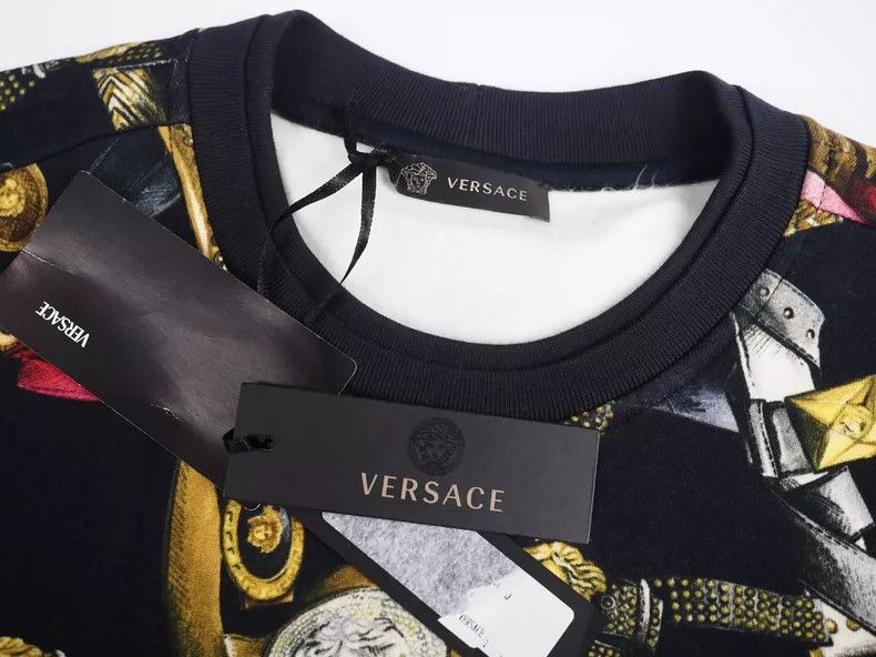 Versace Versace Baroque Belt Sweatshirt Black M- DMC Size US M / EU 48-50 / 2 - 3 Thumbnail
