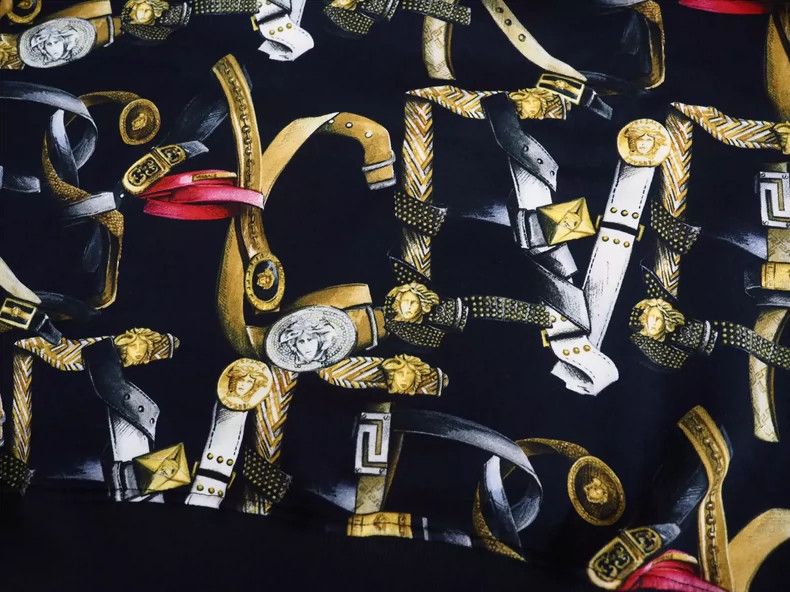 Versace Versace Baroque Belt Sweatshirt Black M- DMC Size US M / EU 48-50 / 2 - 4 Thumbnail