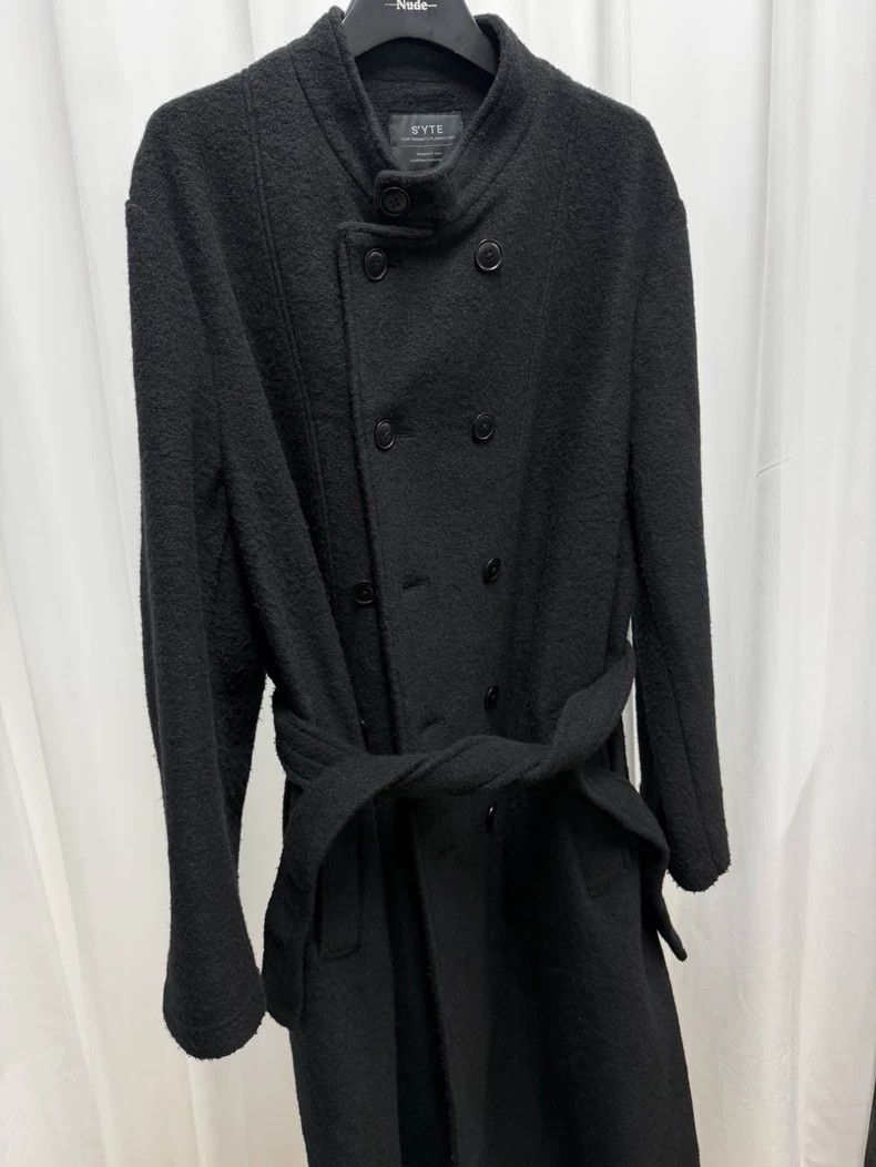 Yohji Yamamoto Yohji Yamamoto Woolen Stand Collar Coat- DMC Size US S / EU 44-46 / 1 - 4 Thumbnail