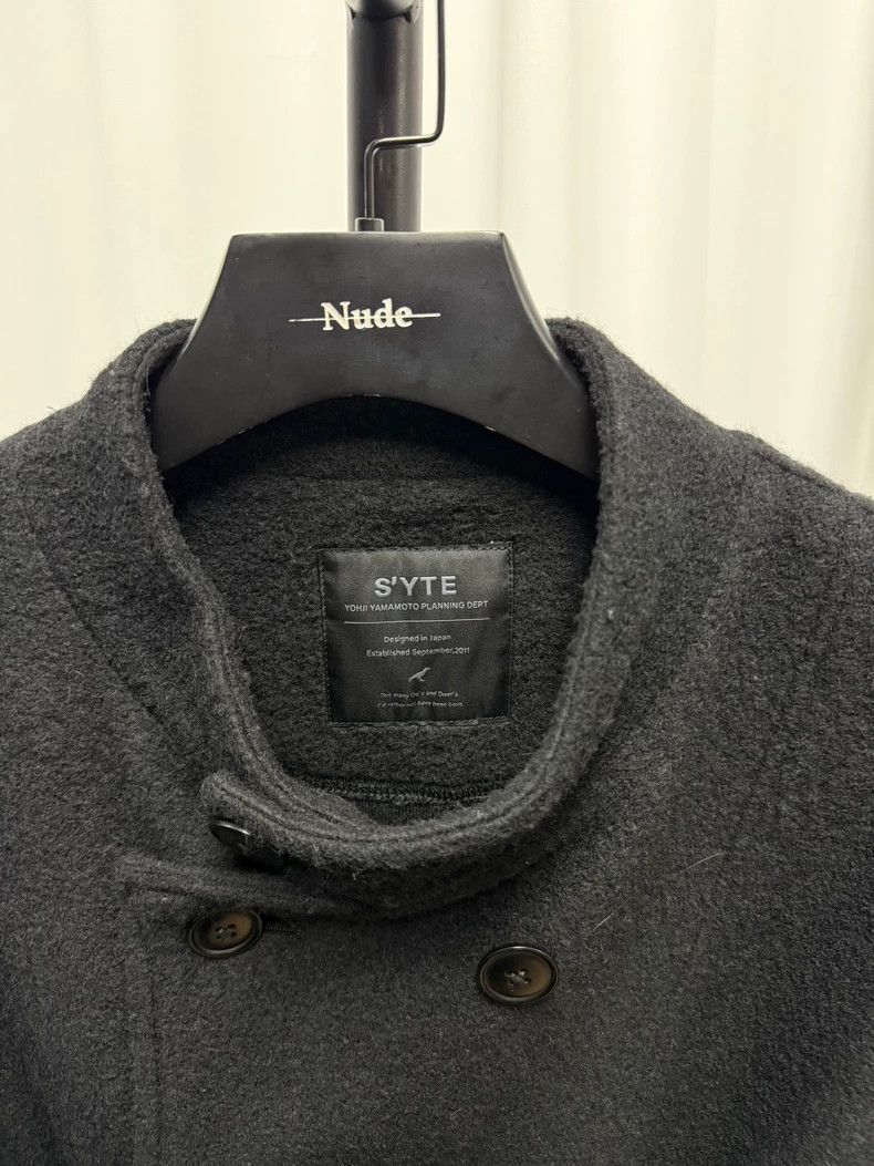 Yohji Yamamoto Yohji Yamamoto Woolen Stand Collar Coat- DMC Size US S / EU 44-46 / 1 - 5 Thumbnail