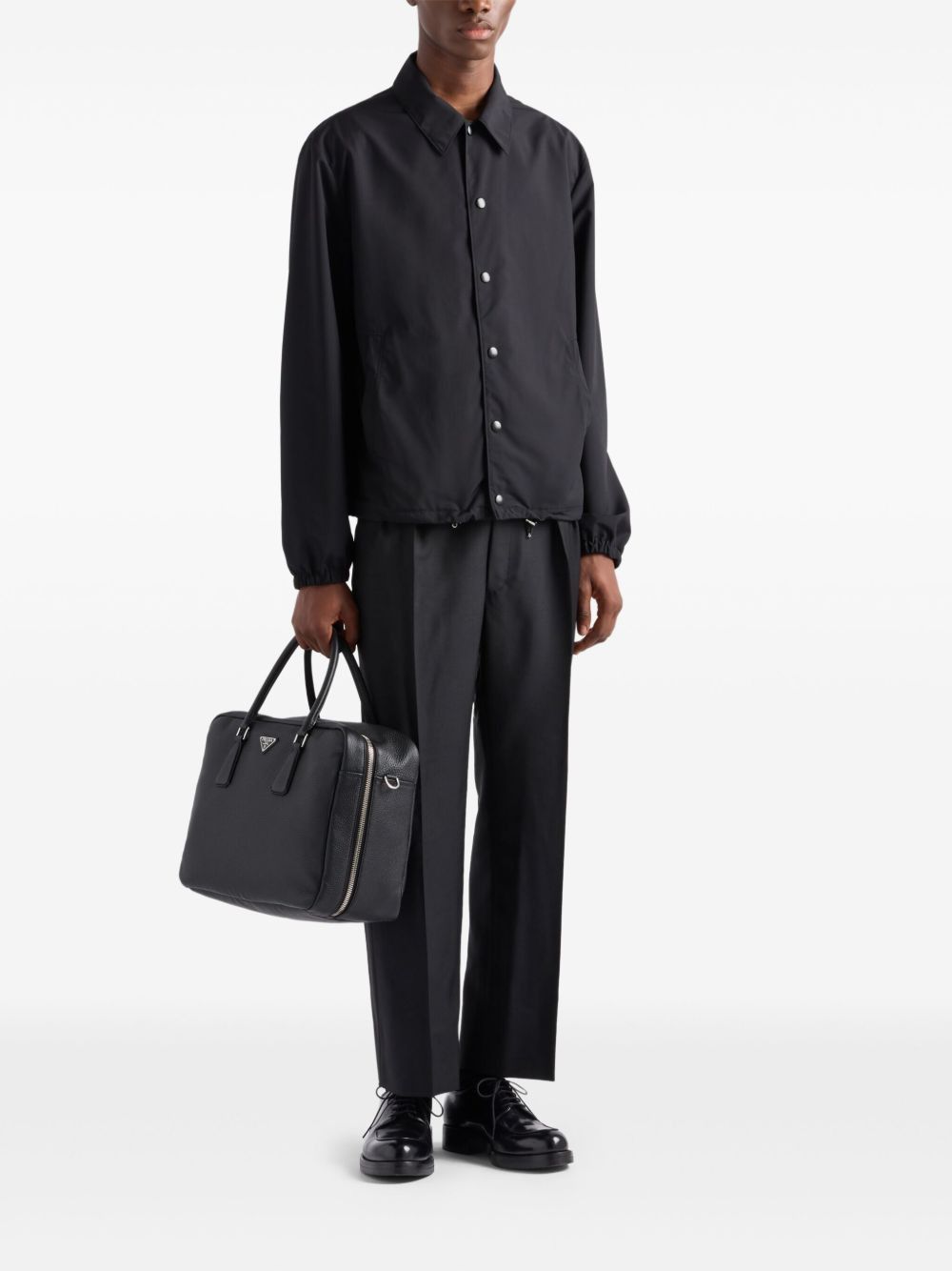 Prada WOOL CABAN COAT Size US M / EU 48-50 / 2 - 5 Thumbnail