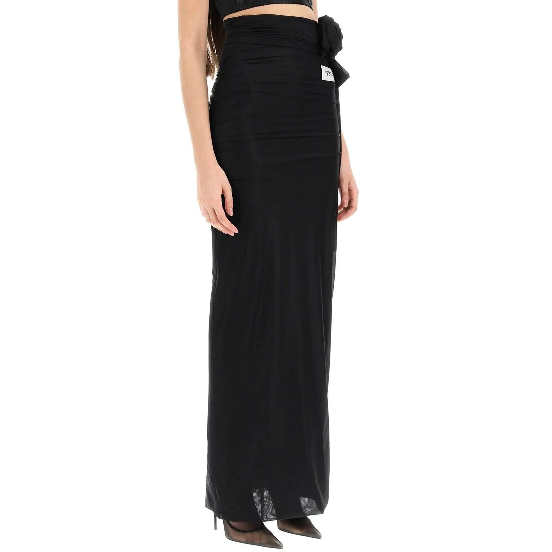 Dolce & Gabbana Dolce&Gabbana Jersey Stretch Maxi Skirt Size 28" / US 6 / IT 42 - 2 Thumbnail