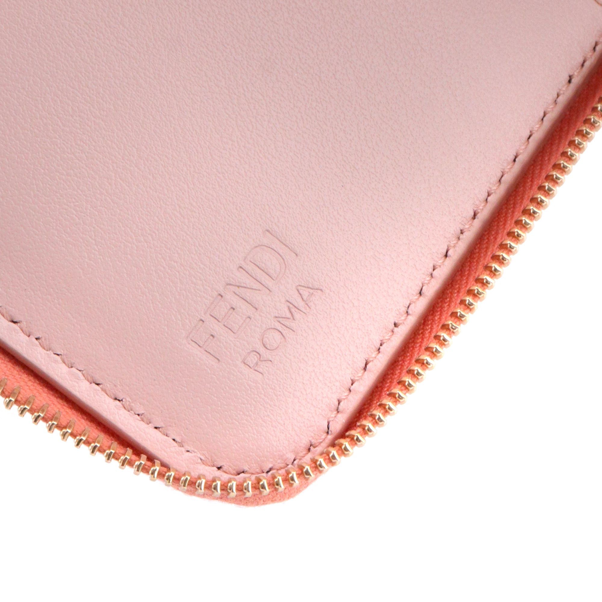 Fendi FENDI - Fendi Diamonds wallet in pink leather Size ONE SIZE - 6 Thumbnail