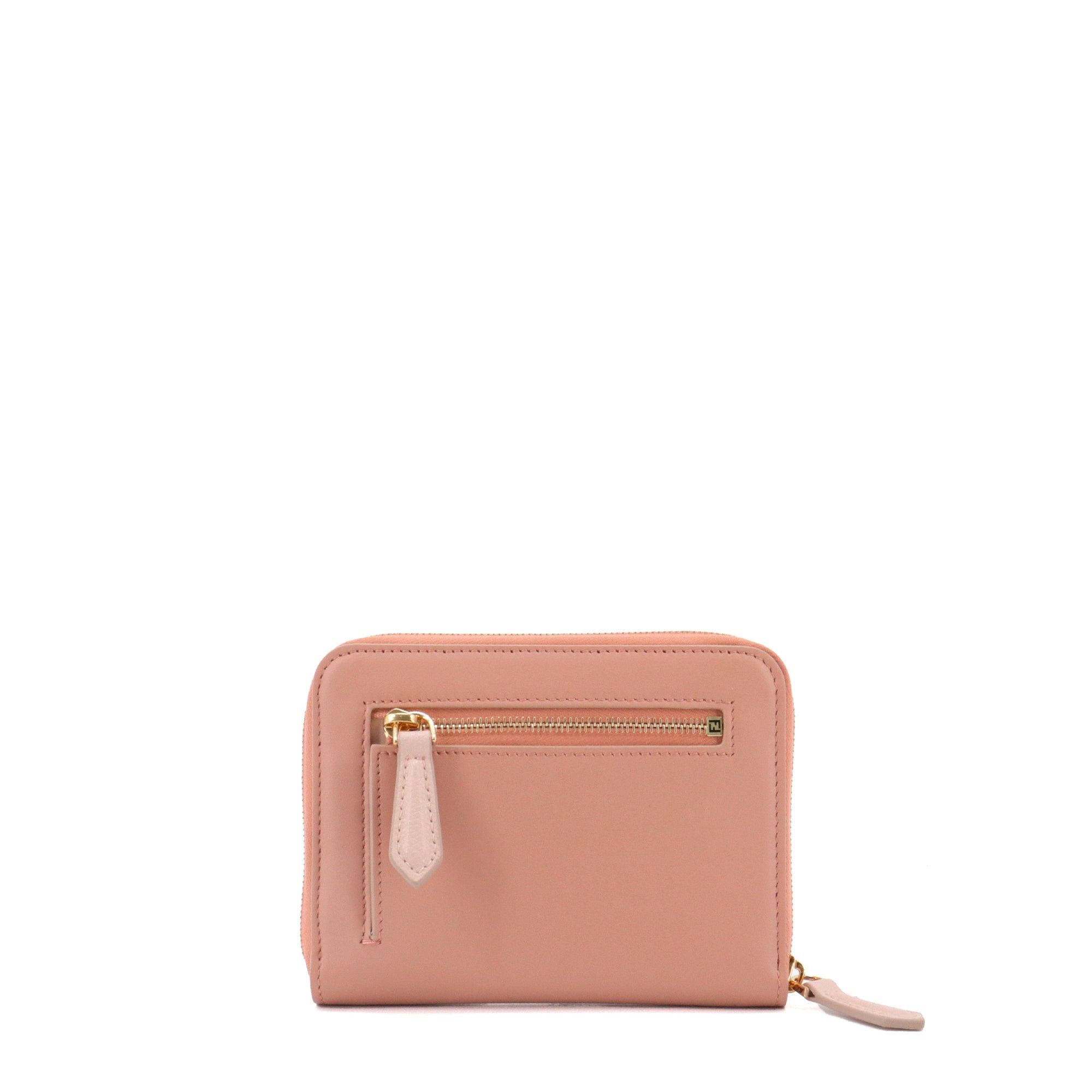 Fendi FENDI - Fendi Diamonds wallet in pink leather Size ONE SIZE - 2 Thumbnail