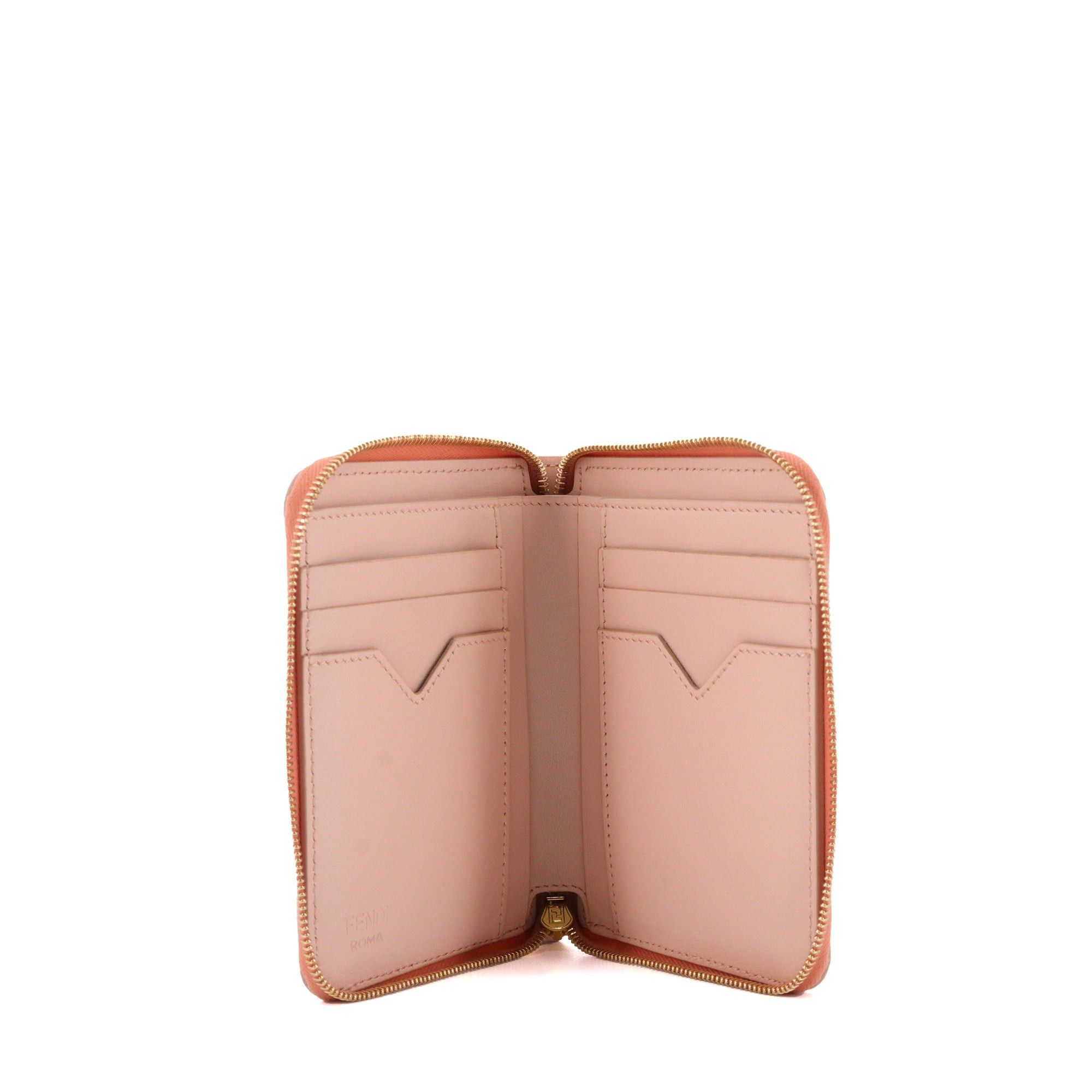 Fendi FENDI - Fendi Diamonds wallet in pink leather Size ONE SIZE - 5 Thumbnail