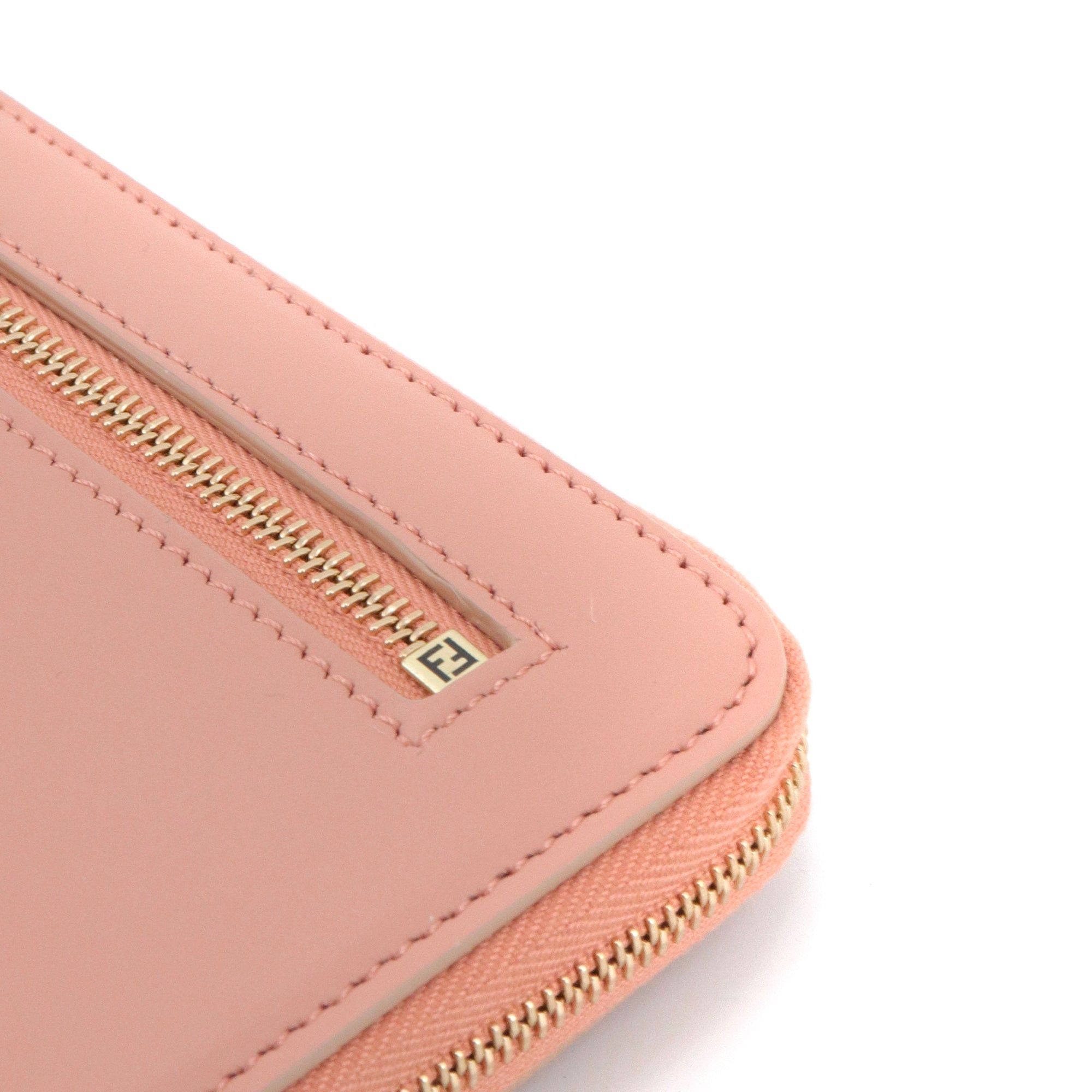 Fendi FENDI - Fendi Diamonds wallet in pink leather Size ONE SIZE - 4 Thumbnail