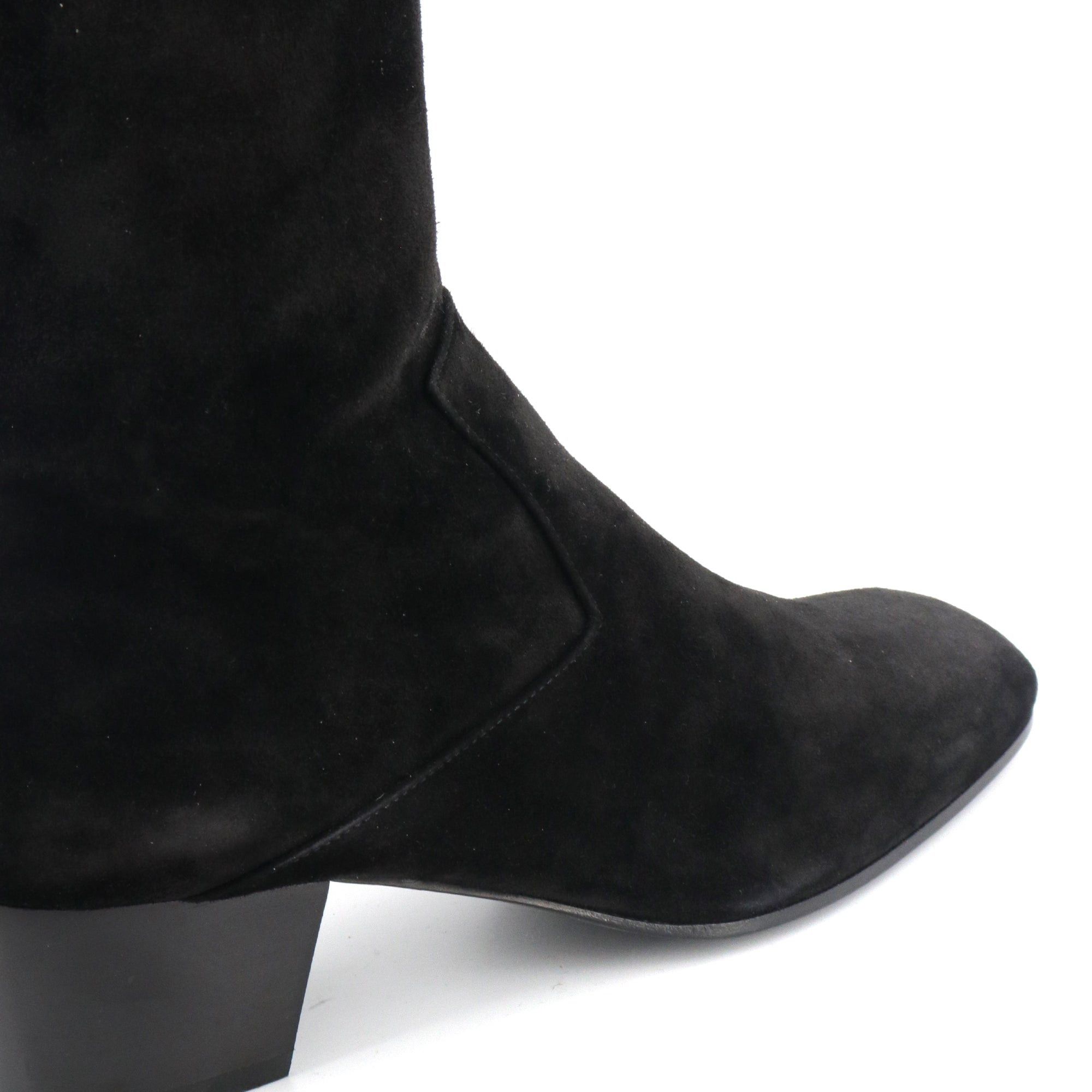 Hermes HERMES - Vesper Hermès boots in black suede (T37) Size US 6 / IT 36 - 4 Thumbnail
