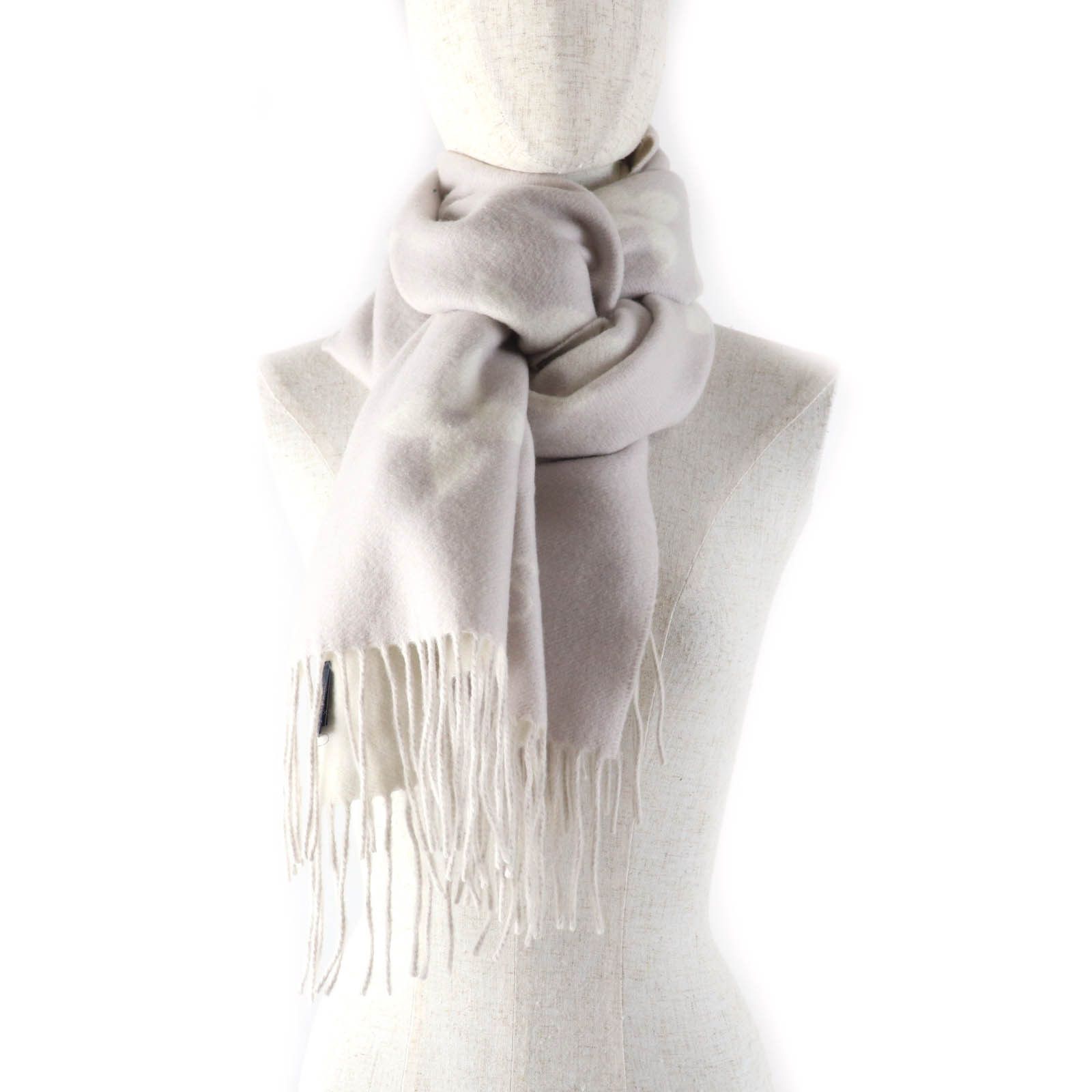 Louis Vuitton Louis Vuitton Louis Vuitton Reykjavik Cashmere Scarf Natural Material Scarf M78909 Size ONE SIZE - 3 Thumbnail