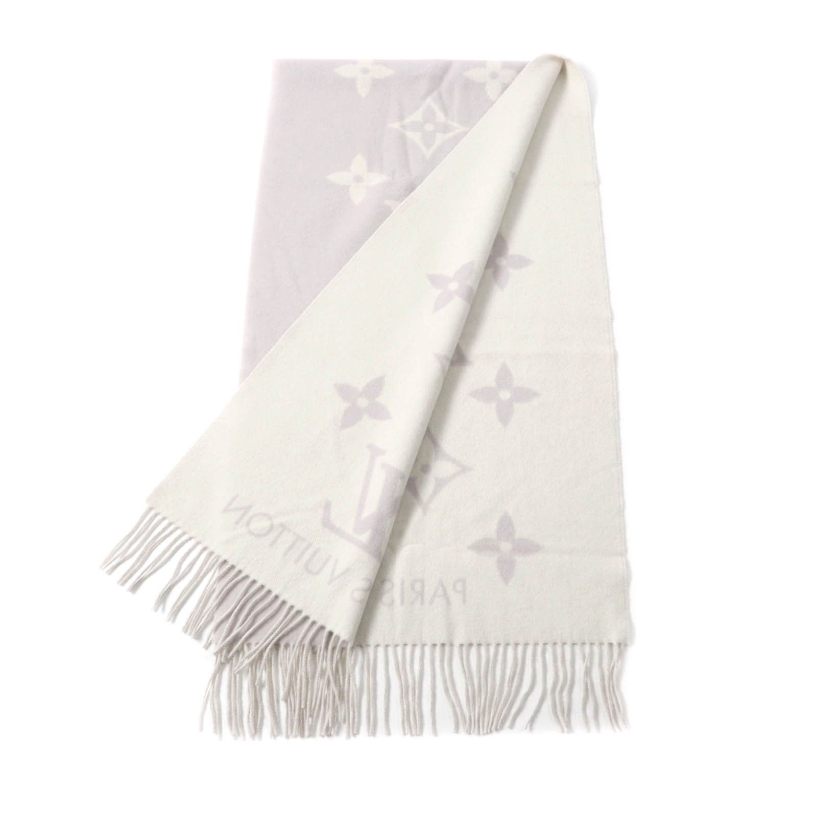 Louis Vuitton Louis Vuitton Louis Vuitton Reykjavik Cashmere Scarf Natural Material Scarf M78909 Size ONE SIZE - 2 Thumbnail