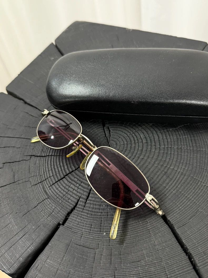 Yohji Yamamoto Vintage Yohji Yamamoto Purple Metal Glasses- DMC Size ONE SIZE - 2 Thumbnail