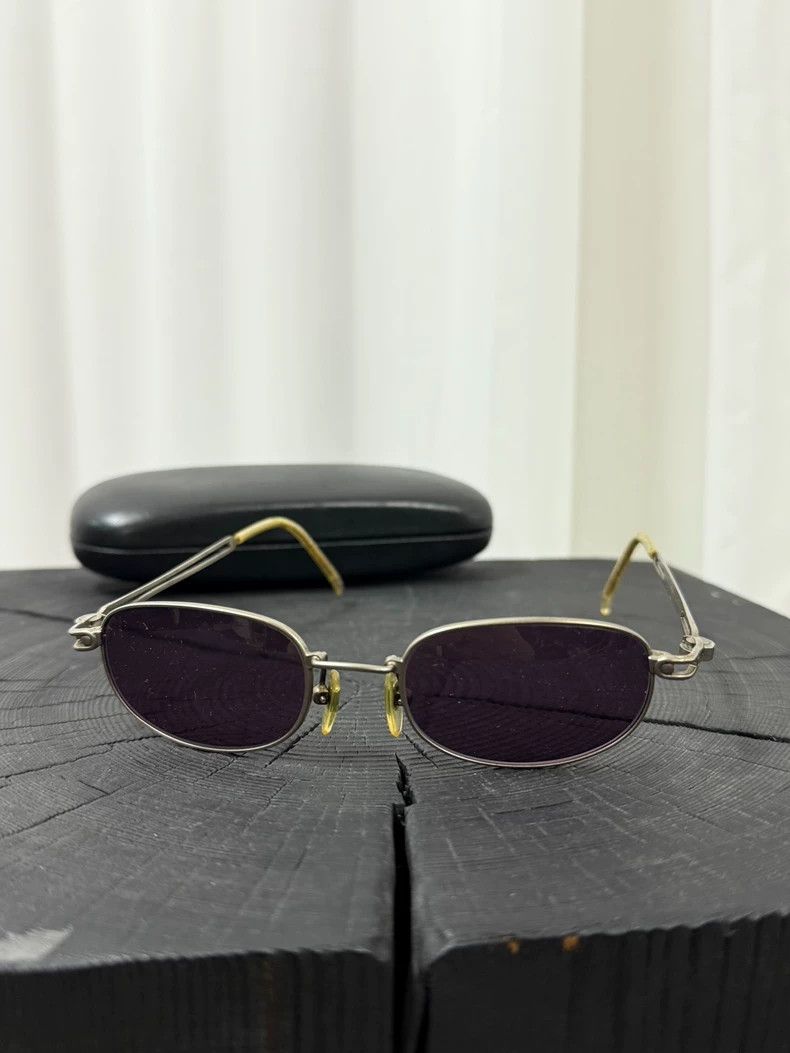 Yohji Yamamoto Vintage Yohji Yamamoto Purple Metal Glasses- DMC Size ONE SIZE - 3 Thumbnail