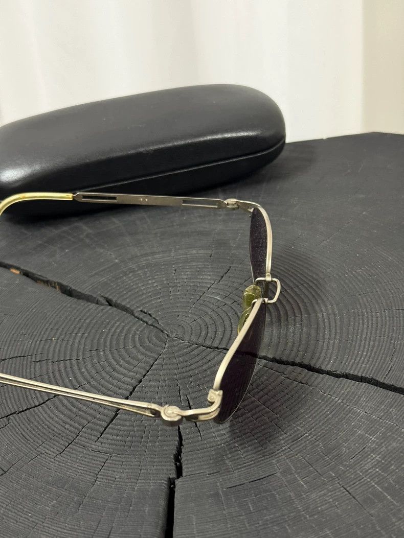 Yohji Yamamoto Vintage Yohji Yamamoto Purple Metal Glasses- DMC Size ONE SIZE - 7 Thumbnail