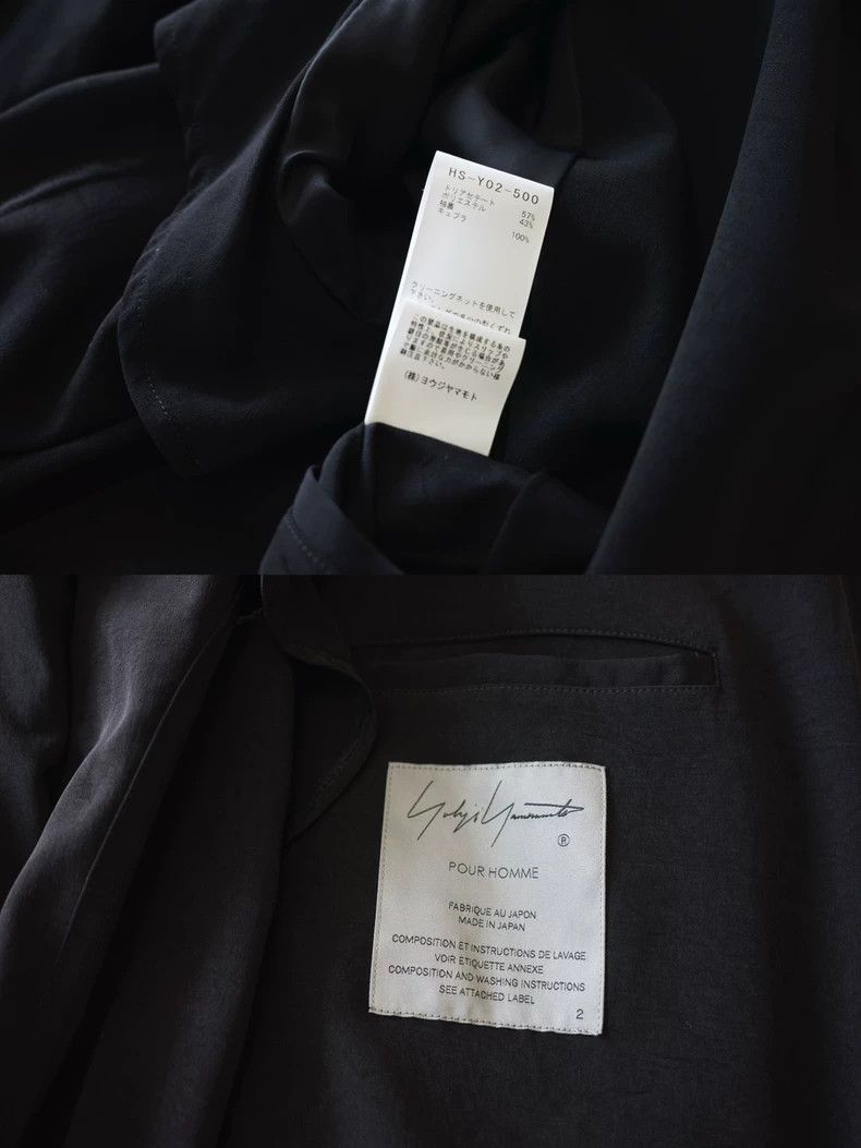 Yohji Yamamoto Yohji Yamamoto Zipper Jacket in Black- DMC Size US M / EU 48-50 / 2 - 7 Thumbnail
