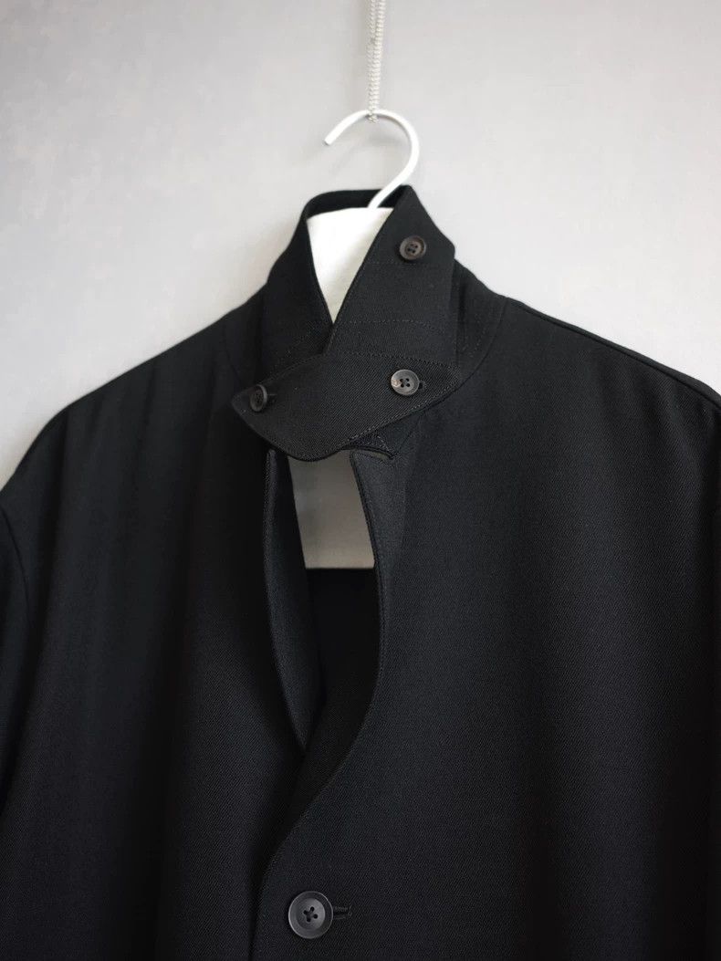 Yohji Yamamoto Black Wool Long Coat by Yohji Yamamoto- DMC Size US S / EU 44-46 / 1 - 6 Thumbnail