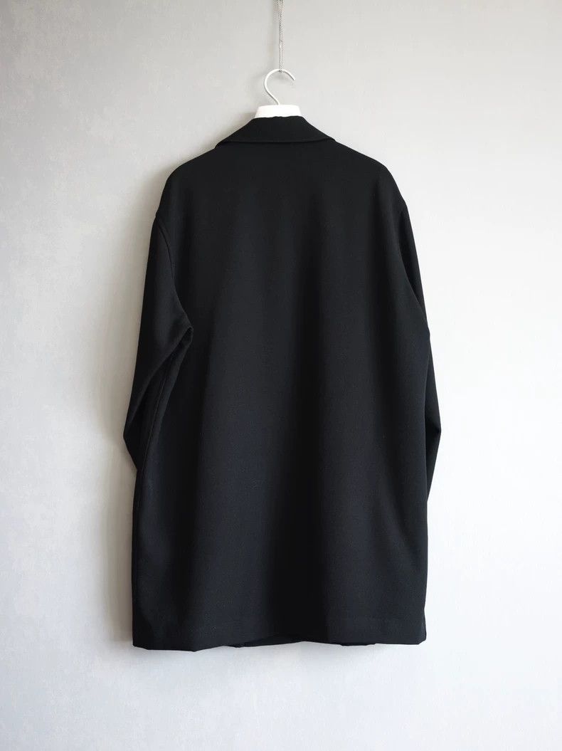 Yohji Yamamoto Black Wool Long Coat by Yohji Yamamoto- DMC Size US S / EU 44-46 / 1 - 3 Thumbnail