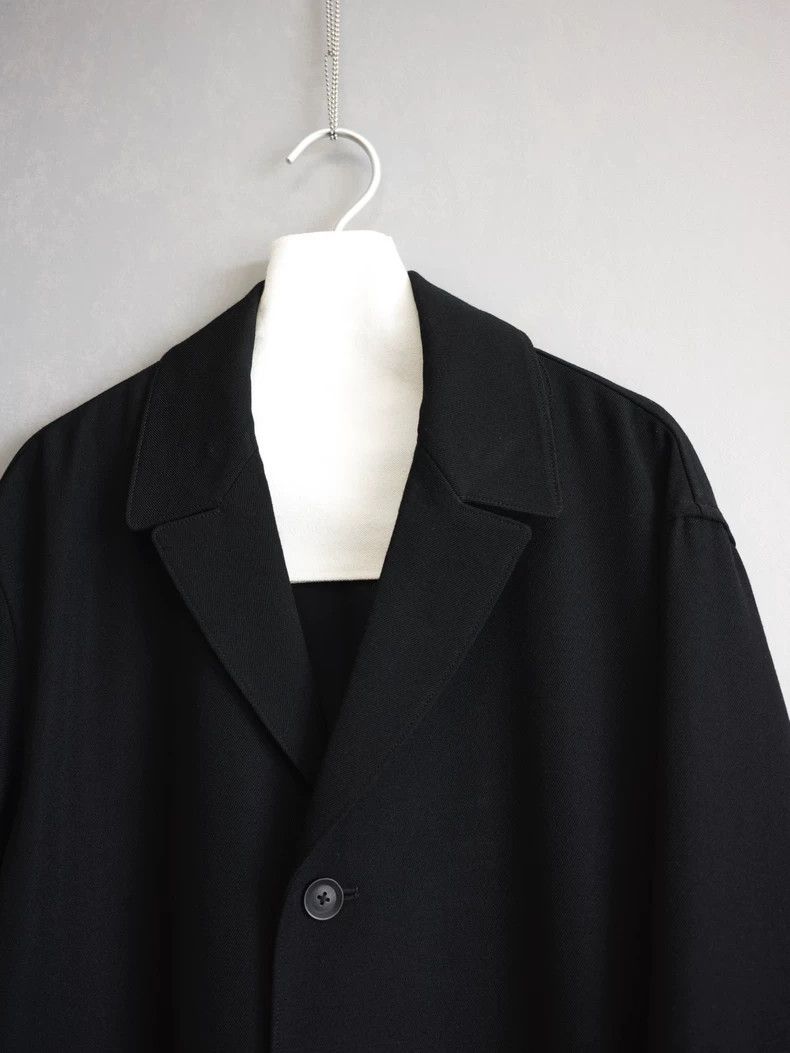 Yohji Yamamoto Black Wool Long Coat by Yohji Yamamoto- DMC Size US S / EU 44-46 / 1 - 5 Thumbnail