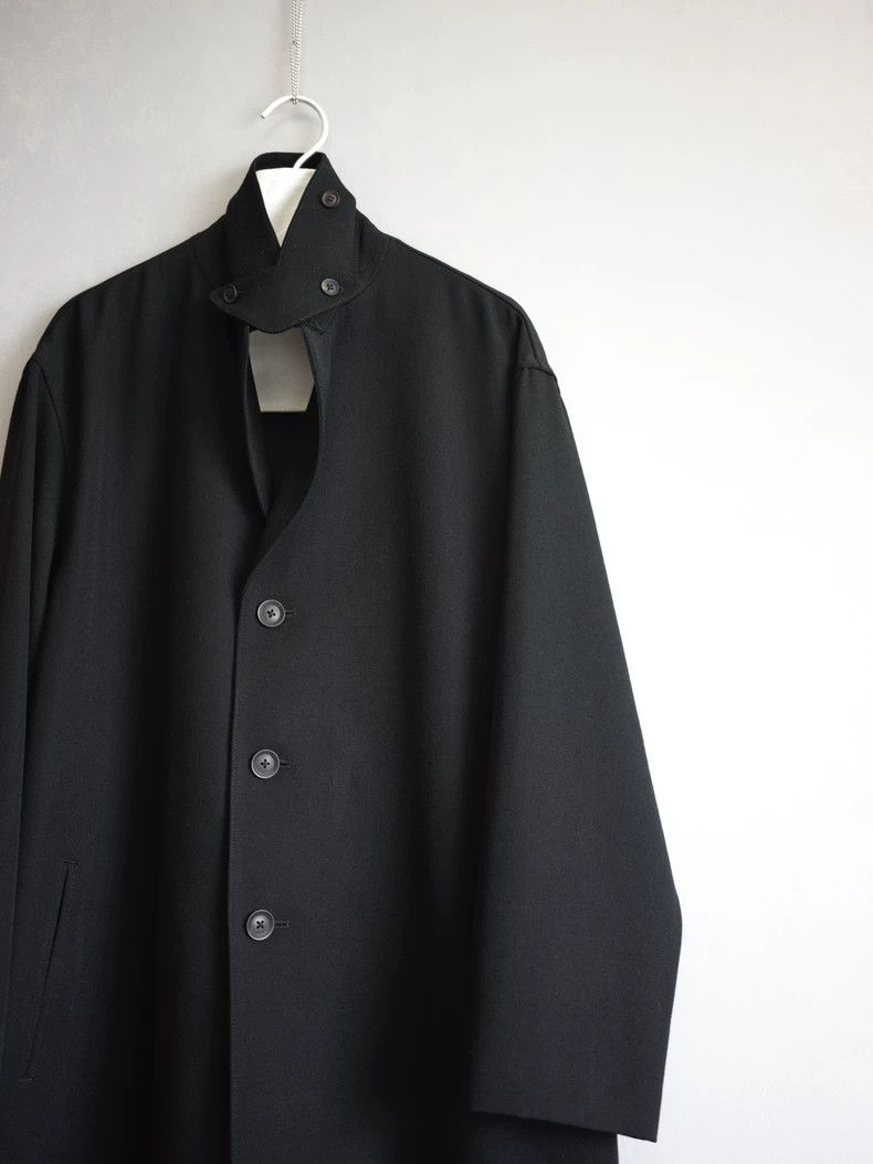 Yohji Yamamoto Black Wool Long Coat by Yohji Yamamoto- DMC Size US S / EU 44-46 / 1 - 4 Thumbnail