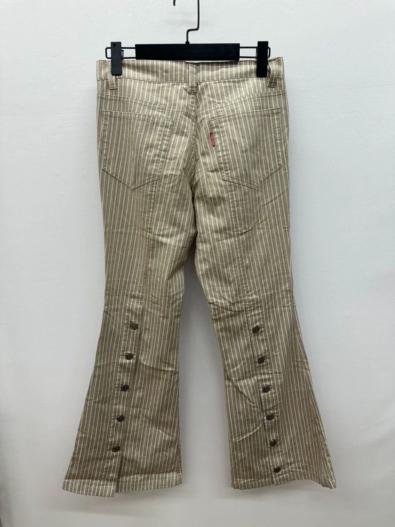 Rick Owens Tornado Mart Striped Flared Pants Size S- DMC Size US 27 - 5 Thumbnail