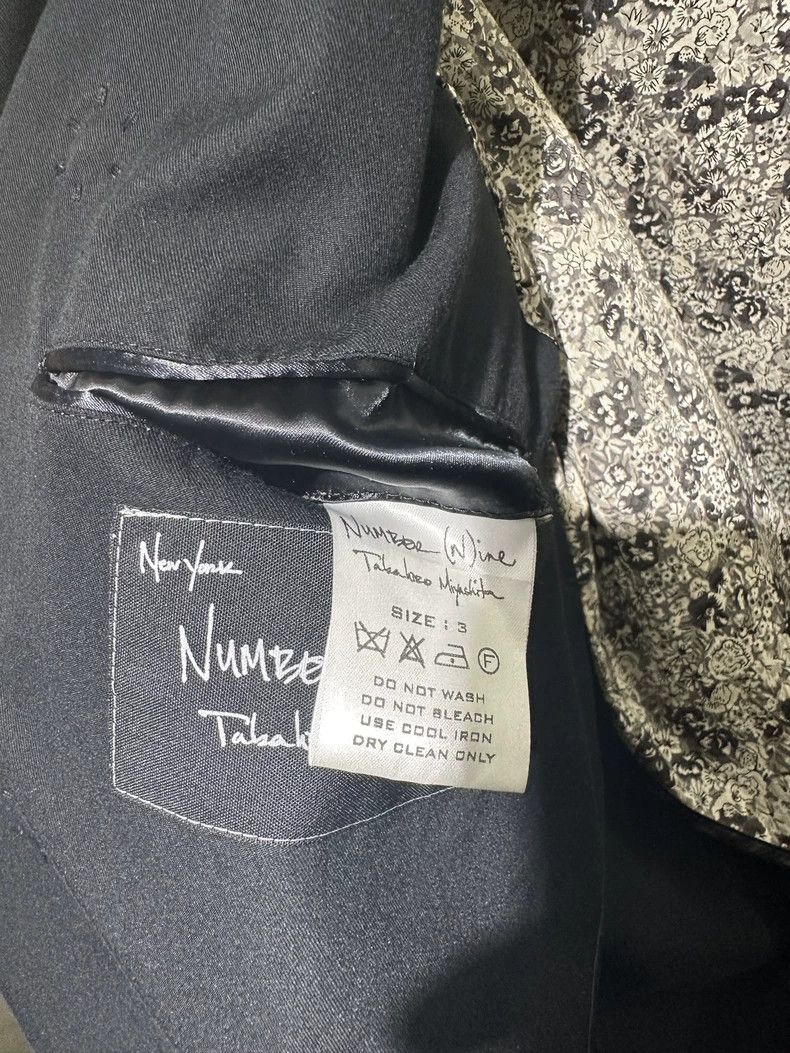 Number (N)ine Double-breasted trench coat with nude design- DMC Size US L / EU 52-54 / 3 - 6 Thumbnail